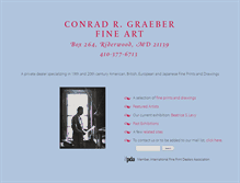 Tablet Screenshot of conradgraeber.com
